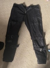 dead threads trousers black