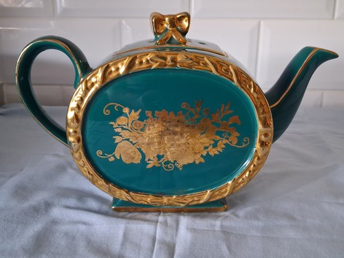 Sadler tea pot - pot, jade