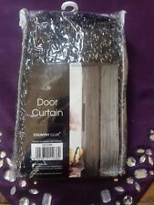 **BRAND NEW **ATTRACTIVE DOOR CURTAIN GLITTER BLACK  90 CM X 200 CM⭐⭐⭐⭐⭐