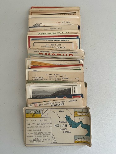 Qsl ham radio cards s - radio, 30’s