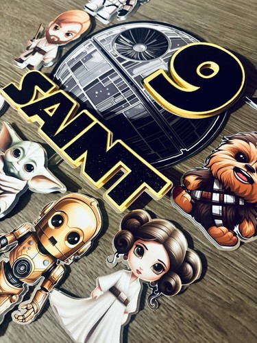 Star wars inspired cake topper - inspired,