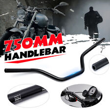 Motorcycle 7/8'' 22mm Drag Bar Handlebar Universal For Honda Dirt Bike ATV Black