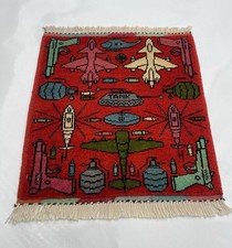 54x51 cm Afghan War Rug  War