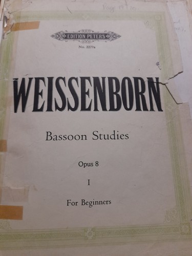 Weissenborn bassoon studies - weissenborn/,