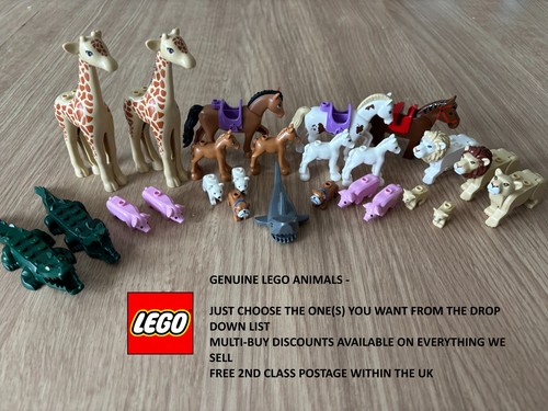 New lego animals minifigures - new,