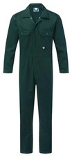 Mens Work Coveralls Overalls Boiler Suit Button Garage Warehouse Mechanic Spruse