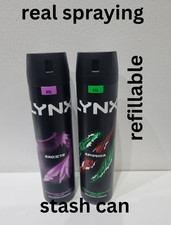 Lynx xxl Stash can THAT SPRAYS secret stash Smell Proof (SPRAYS REAL SPRAY) x1