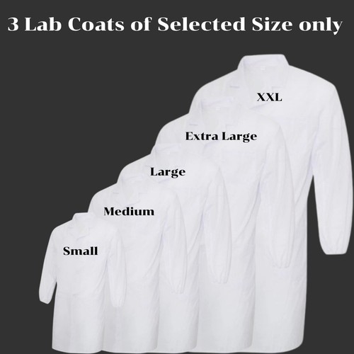 White lab coat laboratory - white,