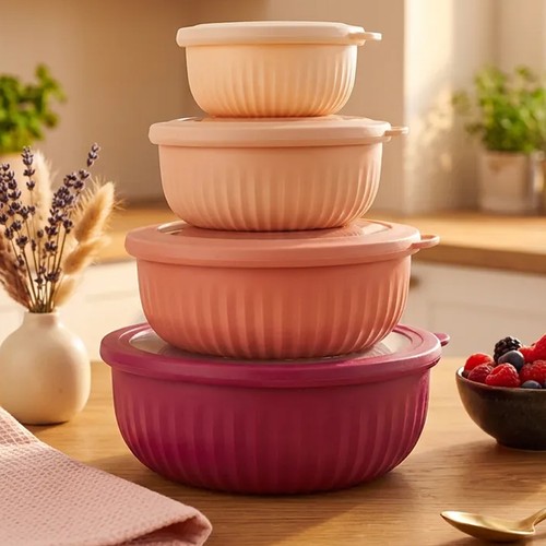 Round plastic storage - plastic,