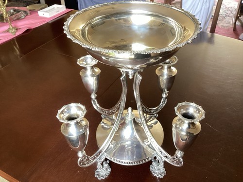 Silver centrepiece epergne - centrepiece,