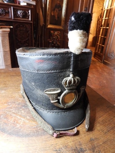 Belgian national guard shako - belgian,