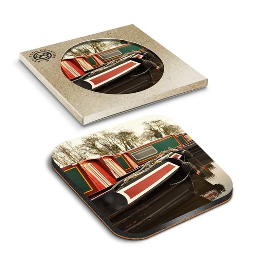Boxed square coasters - square,