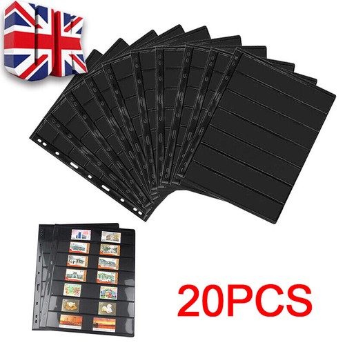 20x double sided stamp album - sided,
