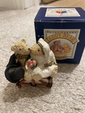 Colour Box Peter Fagan Bears Happy Couple Wedding Vintage Hand Painted TC122