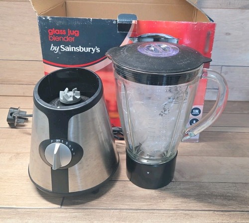 Sainsburys glass jug - sainsburys, stainless