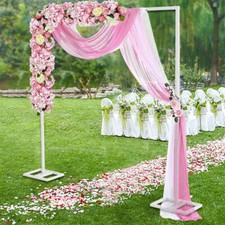 Wedding Arch Frame Moongate 300cm Balloon Backdrop Flower Display Stand Square k