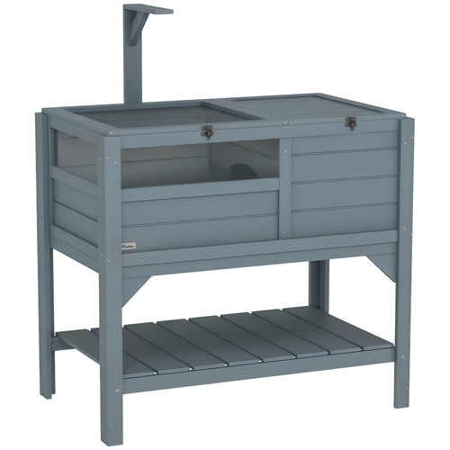 Pawhut wooden tortoise house - wooden,