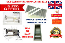  INDUSTRIAL SEWING MACHINE TABLE DRAWER COMPLETE WITH RUNNERS 6"X15"X4" INCHES 