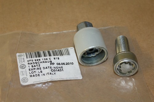 Audi locking wheel bolt - &, key