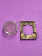 Duncan Parking Meter, Original Coin View lens and keeper. Used has some Crazing.