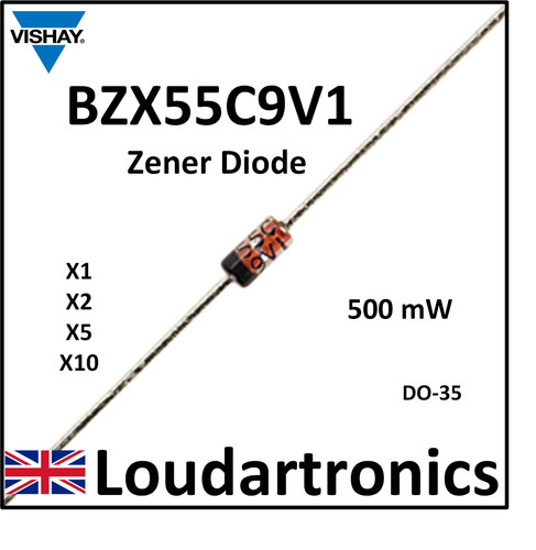 Bzx55c9v1 500mw 9v1 zener - 500mw,