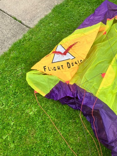 Paraglider wing flight - paraglider,