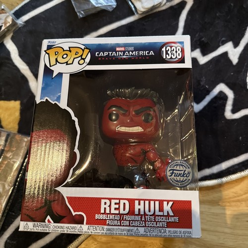 Red hulk jumbo funko pop - red,