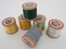 Lot of 6 Vintage Sylko Wooden