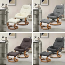 Faux Leather Recliner Armchair