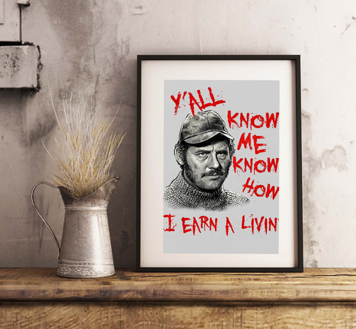 Jaws poster glossy quint - poster,