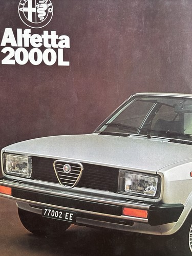The alfa romeo alfetta 2000l - alfa,