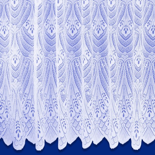 Window privacy thick white fan - thick,