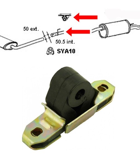 Exhaust hanger rubber - rubber, for