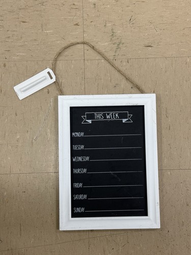 Weekly planner blackboard - weekly,