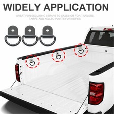 30PCS Tie Down Hook Point Load Securing Lashing D Ring Heavy Duty Anchor Forged