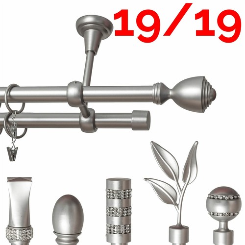 Metal double curtain rod - curtain,