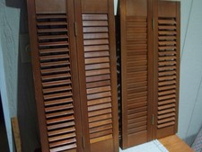 2 Vintage Plantation Window