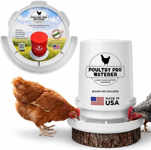 Poultry pro chicken waterer - chicken,