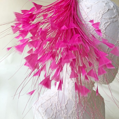 Fascinators feather flowers - fascinators,