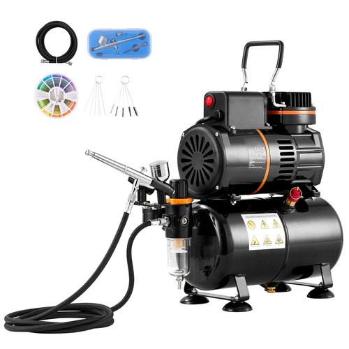 Airbrush compressor kit with - airbrush,