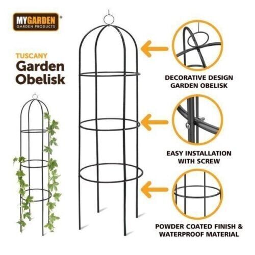 Black obelisk outdoor - black,