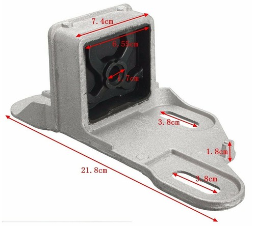 Rear exhaust rubber mounting - rear,