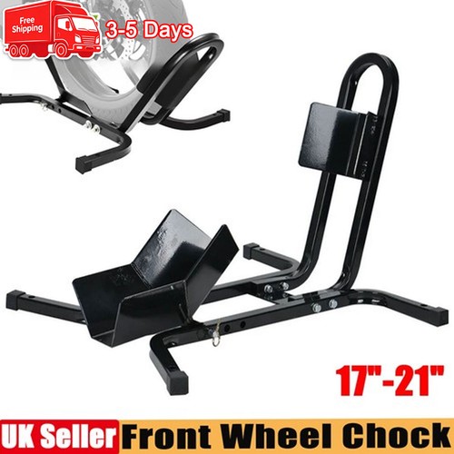 Motorbike front wheel chock - front,