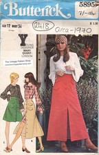 1970 Vintage Sewing Pattern B34” Dress Skirt Blouse (2418) Mary Quant 5895