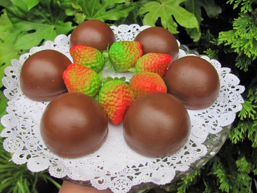 Fake artificial chocolate - fake,