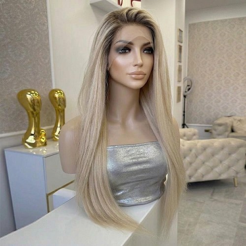 Layered long straight lace - long,