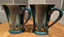 Denby Gatsby Flame Green mugs