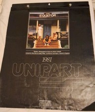 Unipart Calendar  Pin Up Girls - Vintage 1981 - Free Fast Post 