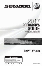 Sea-Doo Owners Manual Book