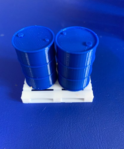 Euro pallet with oil drums - pallet, 2
